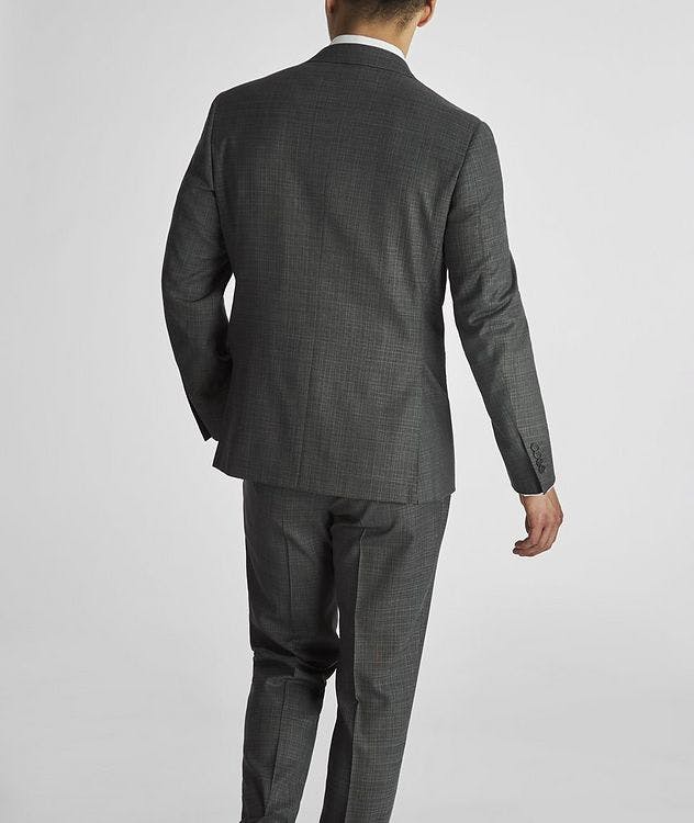 Mélange Crosshatch Wool Suit  picture 3