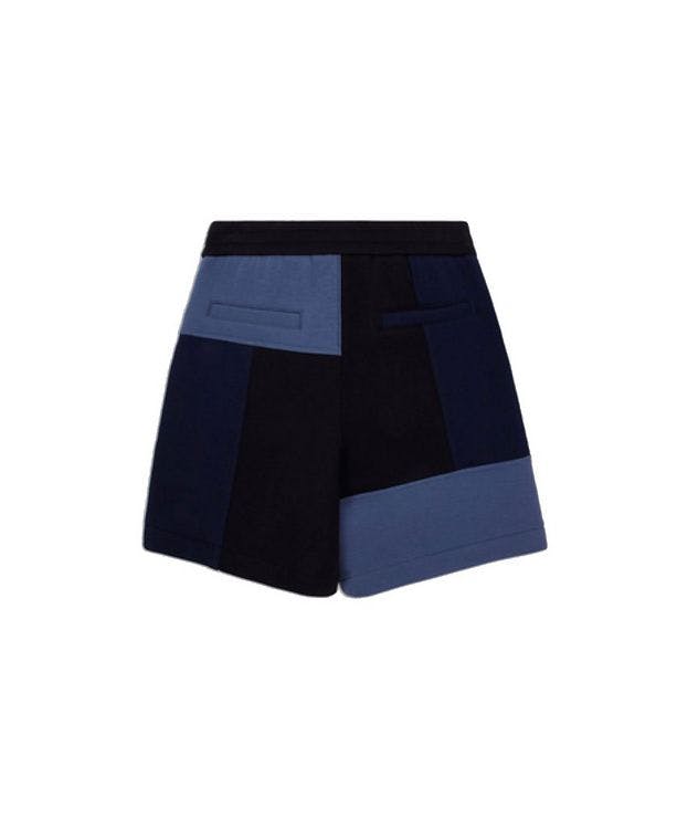 Armani Mini Me Colour-Block Kid's Cotton-Blend Shorts picture 2