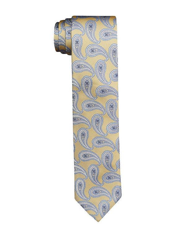 Paisley Printed Silk Tie picture 1