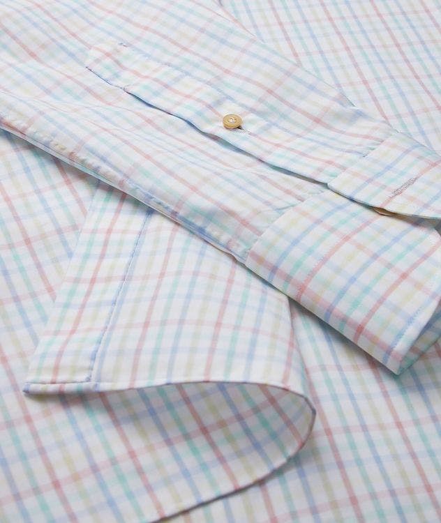 Gold Line Handmade Checked Cotton Button-Down Shirt picture 8