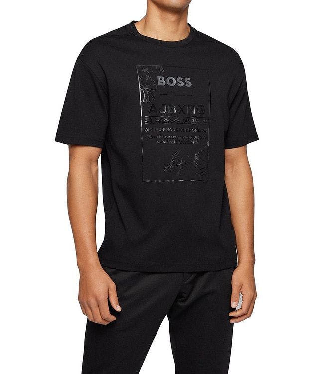 BOSS x AJBXNG Cotton Embroidered Logo T-Shirt  picture 2