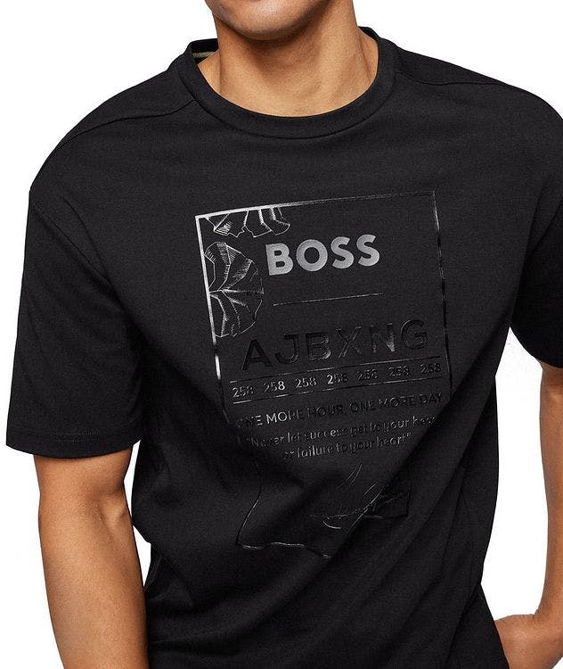 BOSS x AJBXNG Cotton Embroidered Logo T-Shirt  picture 4