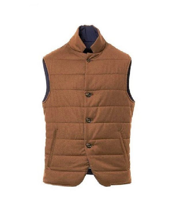 Reversible Wool-Blend Vest picture 1
