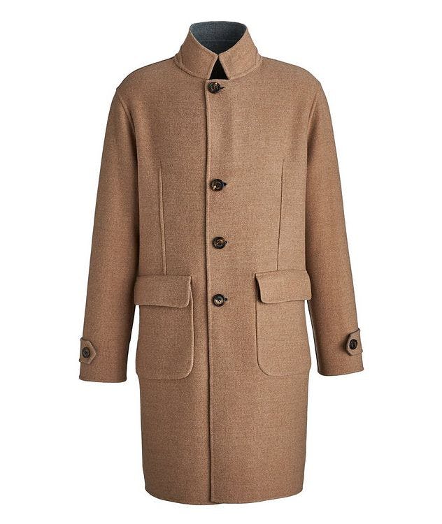 Reversible Wool Twill Long Coat picture 2
