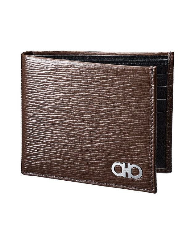 Gancini Textured Leather Bifold Wallet picture 1