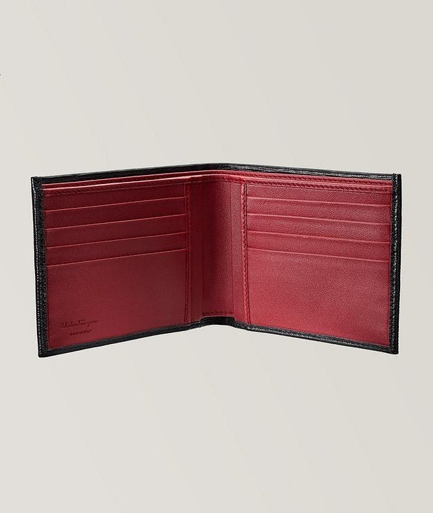 Gancini Textured Leather Bifold Wallet picture 2