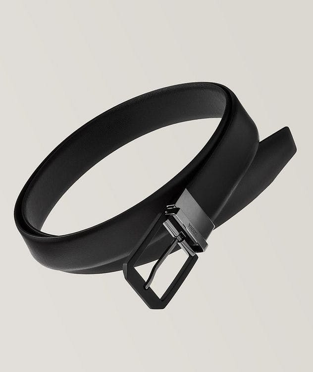 Reversible Leather Enamel Pin-Buckle Belt picture 1