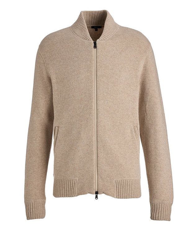 Full-Zipped Wool-Blend Sweater picture 1
