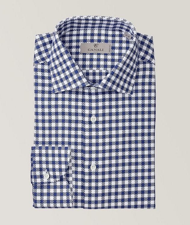 Slim Fit Gingham Cotton Shirt picture 1