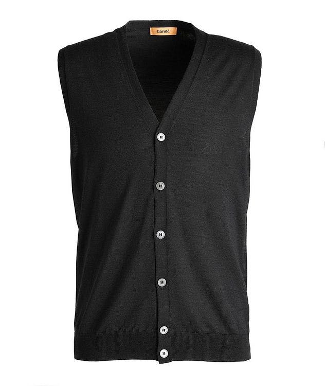 Wool Silk Knitted Vest  picture 1