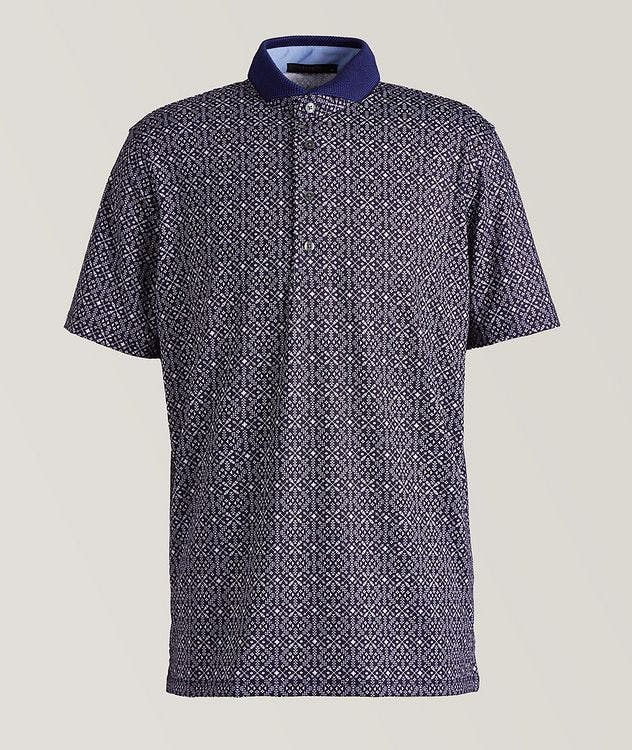 Sticks Feathers & Stones Print Technical Polo picture 1