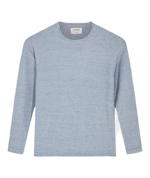 Lamp O-Neck Knit Cotton-Blend Sweatshirt picture 1