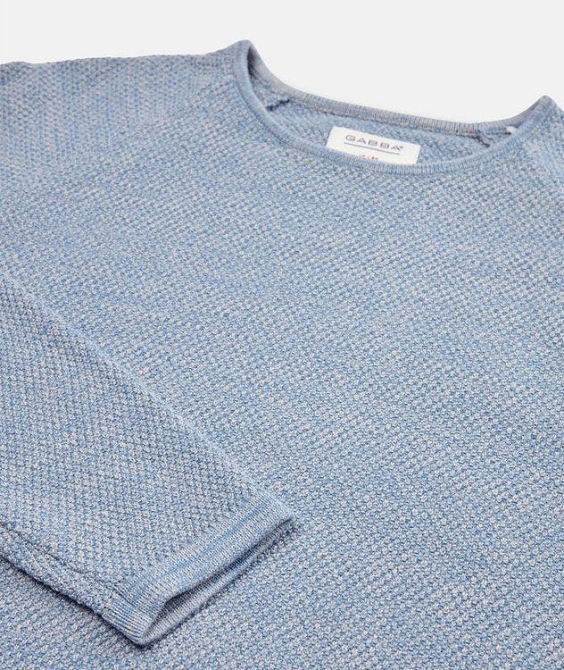 Lamp O-Neck Knit Cotton-Blend Sweatshirt picture 3