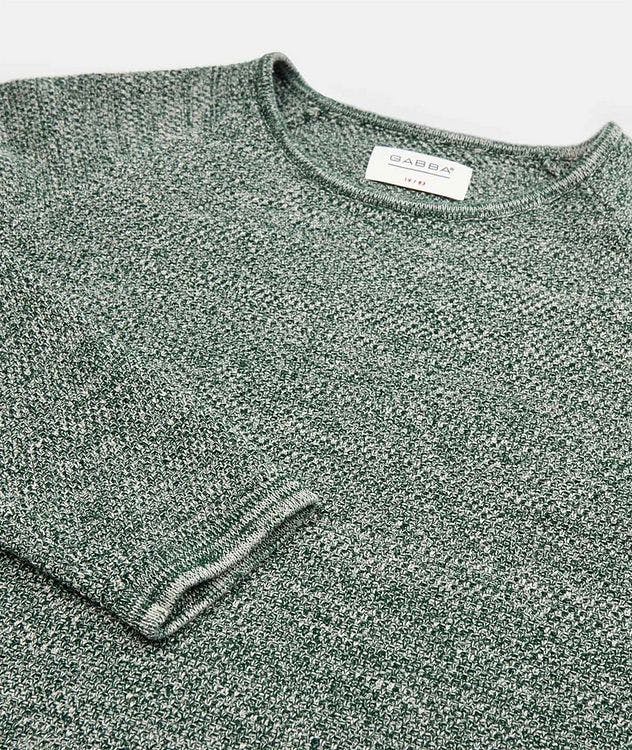 Lamp O-Neck Knit Cotton-Blend Sweatshirt picture 3