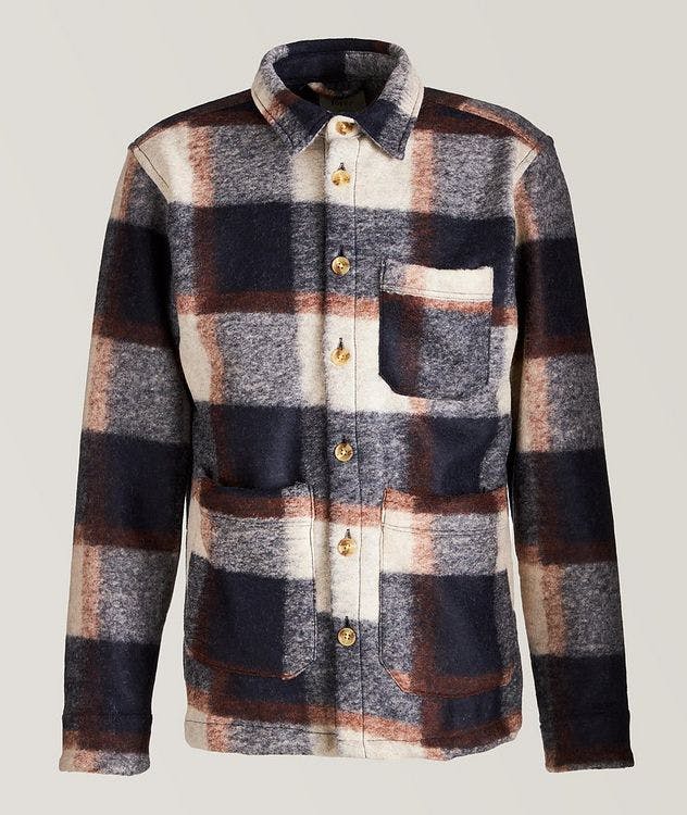 Ivy Check Wool-Blend Overshirt picture 1