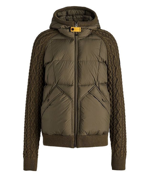 Thick Hybrid Knit Down Jacket picture 1