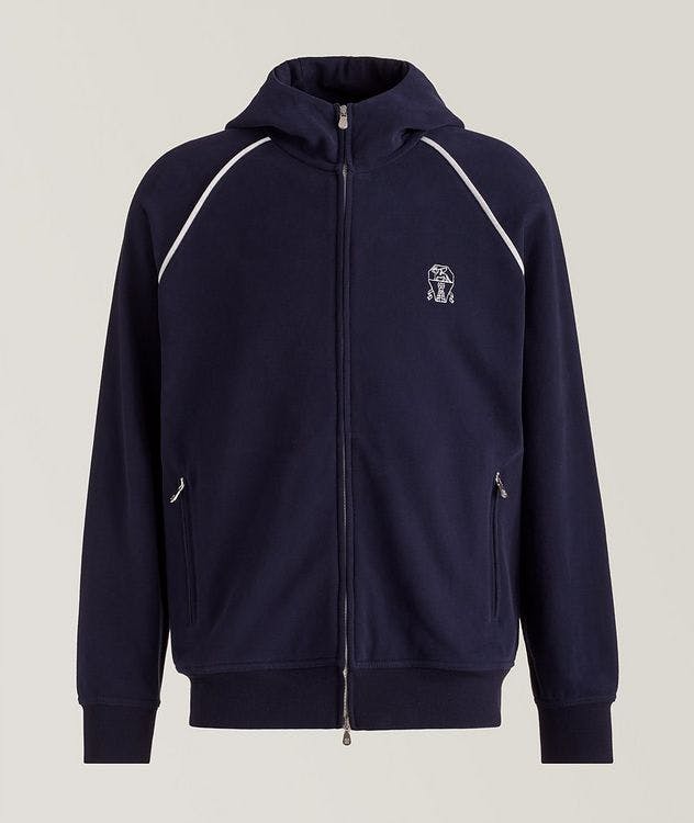 Cotton Hooded Track Jacket Separate picture 1
