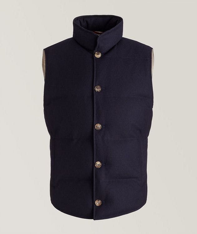 Wool-Silk-Cashmere Down Vest picture 1
