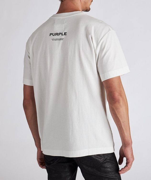 3D Logo Textured Cotton T-Shirt picture 4