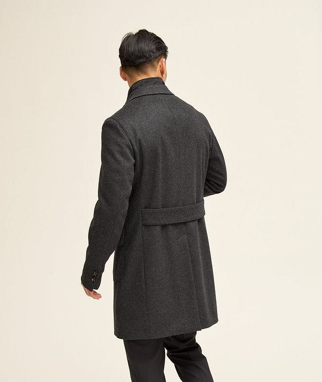 Wool-Cashmere Overcoat With Inset picture 4