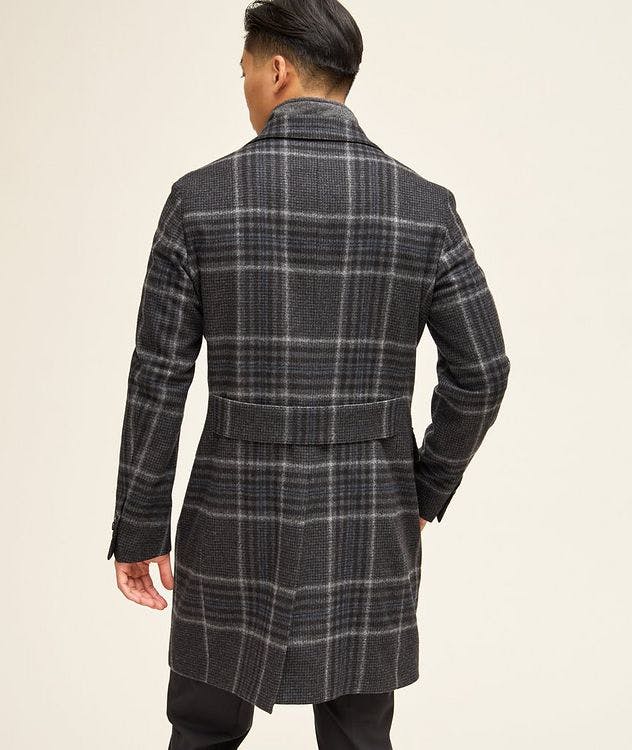 Wool Plaid Overcoat  picture 4