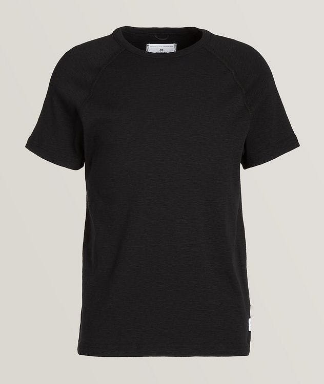 Short-Sleeve Slub Cotton T-Shirt picture 1