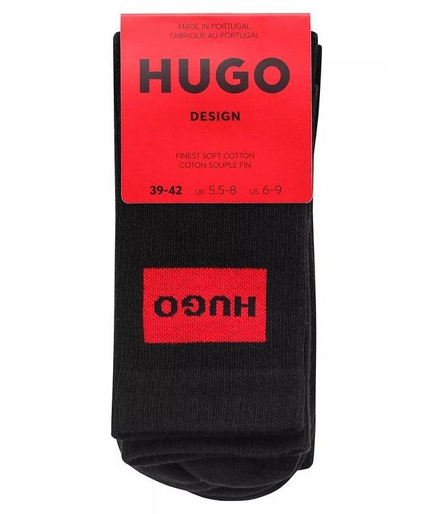 2-Pack Stretch-Cotton Logo Socks picture 2