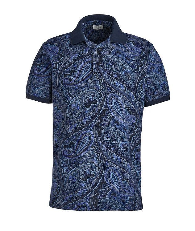 Paisley Printed Cotton Polo picture 1
