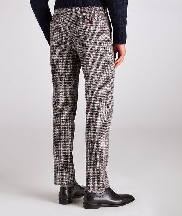 Cotton-Alpaca-Wool Houndstooth Pants picture 4