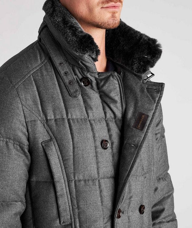 Siro Quilted Wool-Cashmere City Coat picture 4