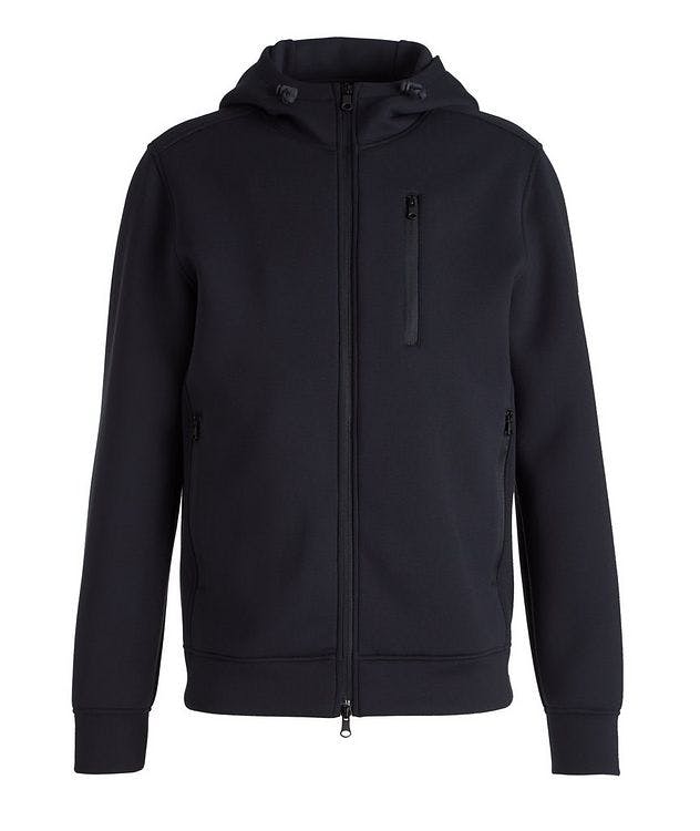 Viscose-Blend Technical Zip Hoodie picture 1