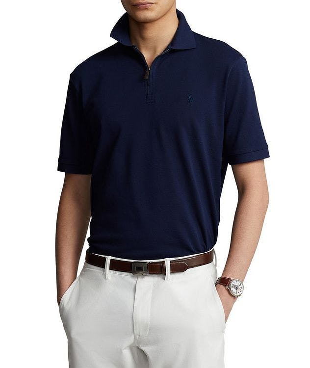 Slim Fit Stretch Mesh Polo picture 2