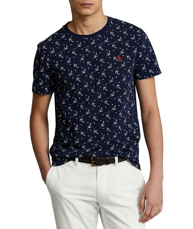 Anchor Printed Cotton T-Shirt picture 2