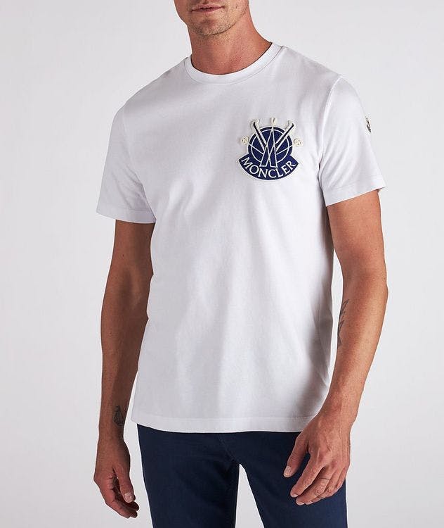 Embroidered Logo Cotton T-Shirt picture 3