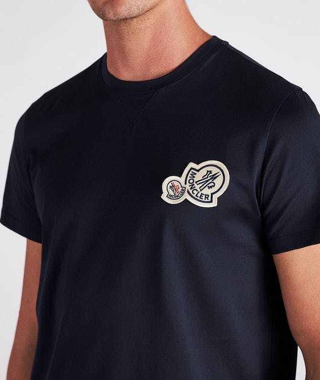 T-shirt en coton avec logo double picture 4