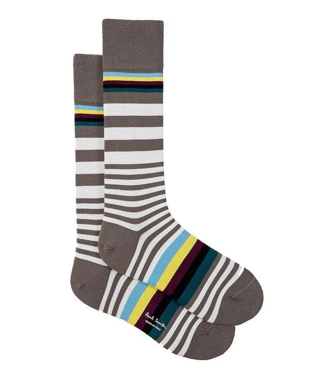 Will Stripe Cotton-Blend Socks picture 1
