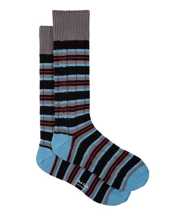 Winfred Stripe Cotton-Blend Socks picture 1