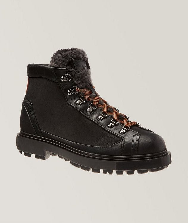 Nappa Leather Shearling Hiking Boot picture 1