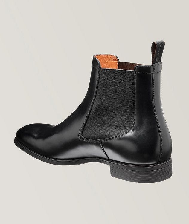 Polished Leather Chelsea Boots picture 2