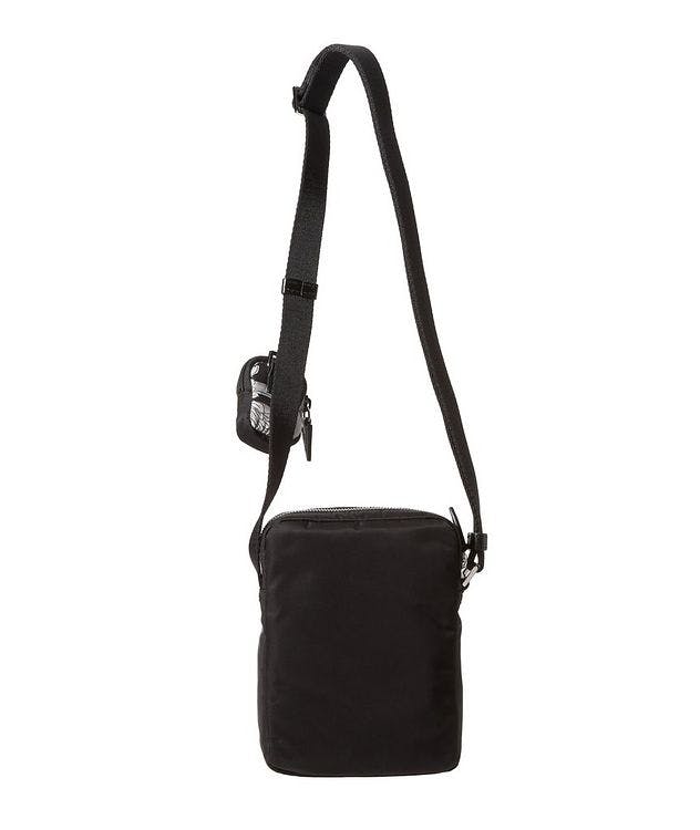 Nylon-Leather Barocco Motif Crossbody Bag  picture 2