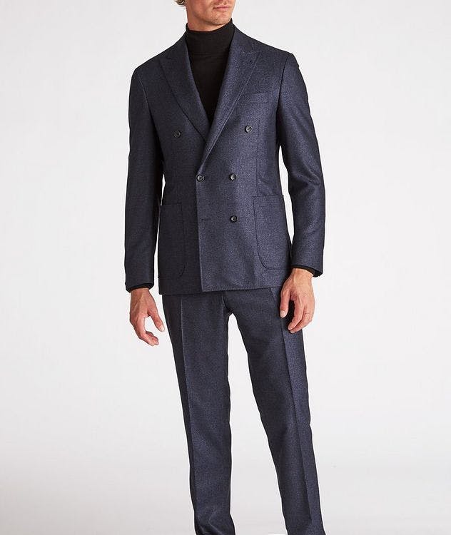 Kei Herringbone Double-Breasted Wool Suit picture 2