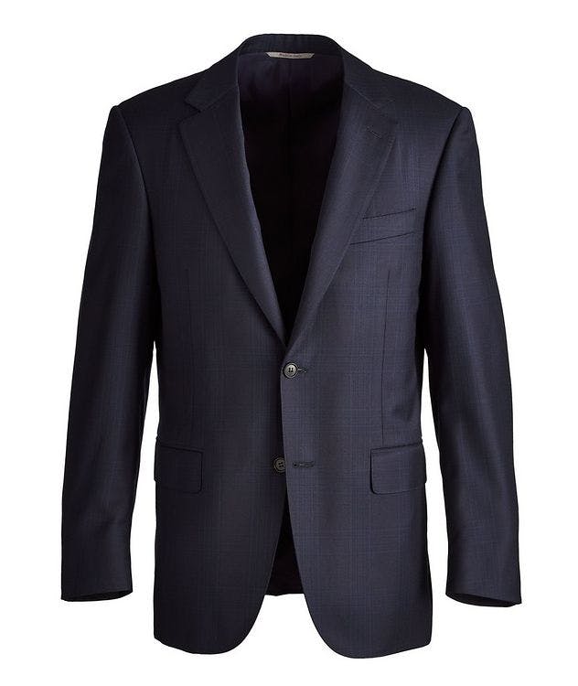 Tonal Plaid Wool Suit picture 1