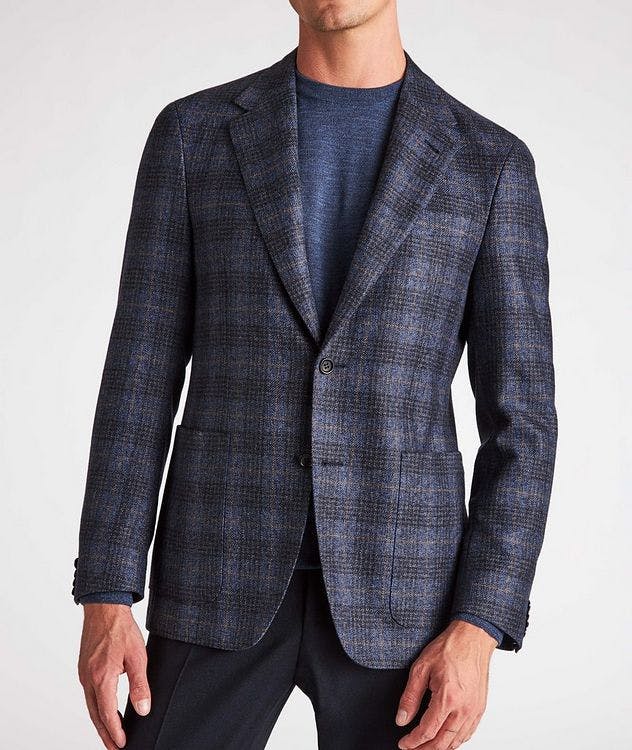 Wool Plaid Boucle Sports Jacket picture 3