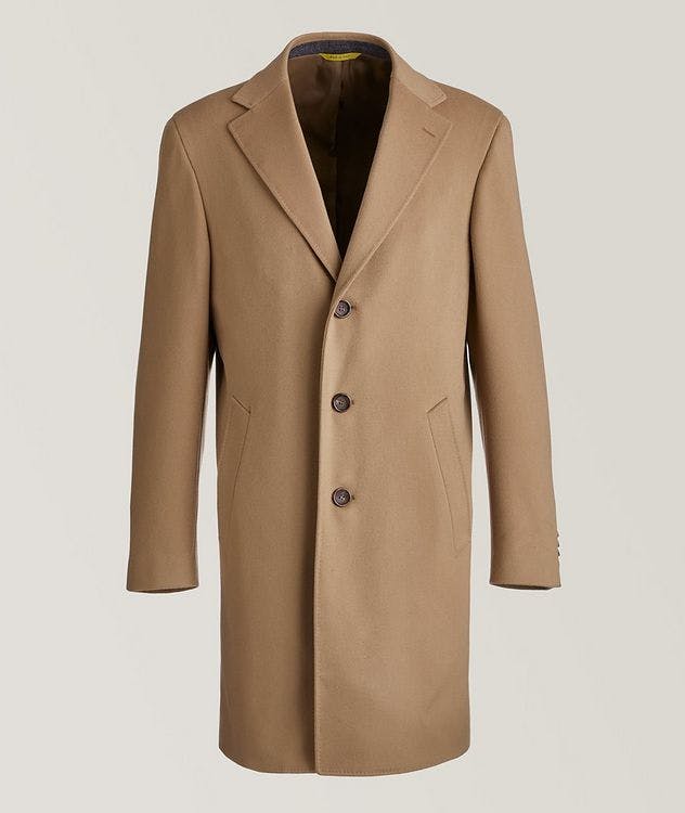 Kei Wool-Cashmere Camel Overcoat picture 1