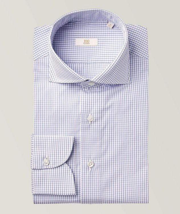 Gold-Line Mini Check Patterned Shirt picture 1