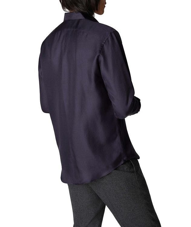 Slim Fit Silk Shirt picture 3