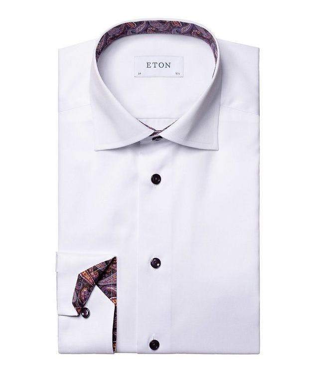 Contemporary Fit Organic Cotton Twill Shirt picture 1