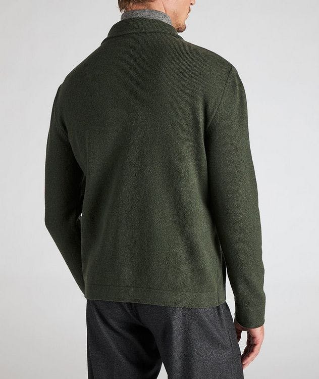 Cashmere Knit Overshirt picture 4
