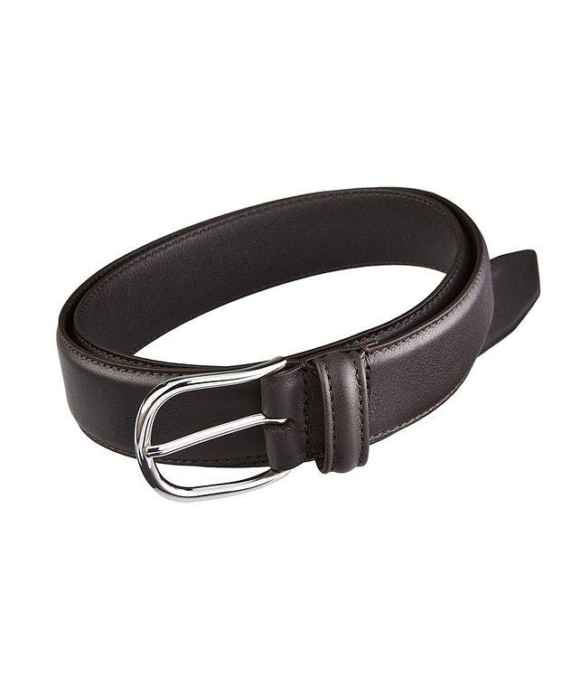 Leather Round Buckle Belt picture 1