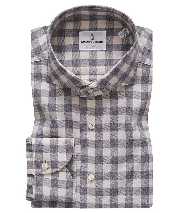 Checked Fennel Twill Sport Shirt   picture 1